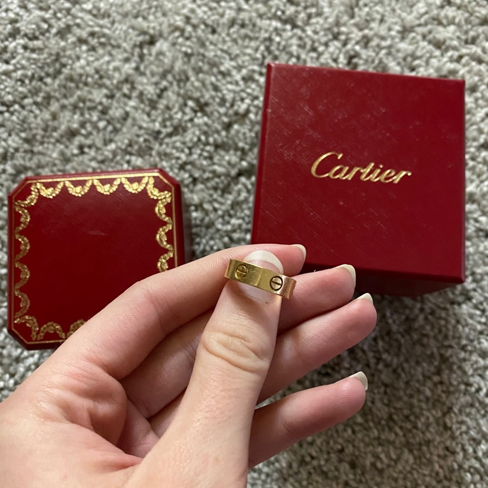 Cartier love ring size 53